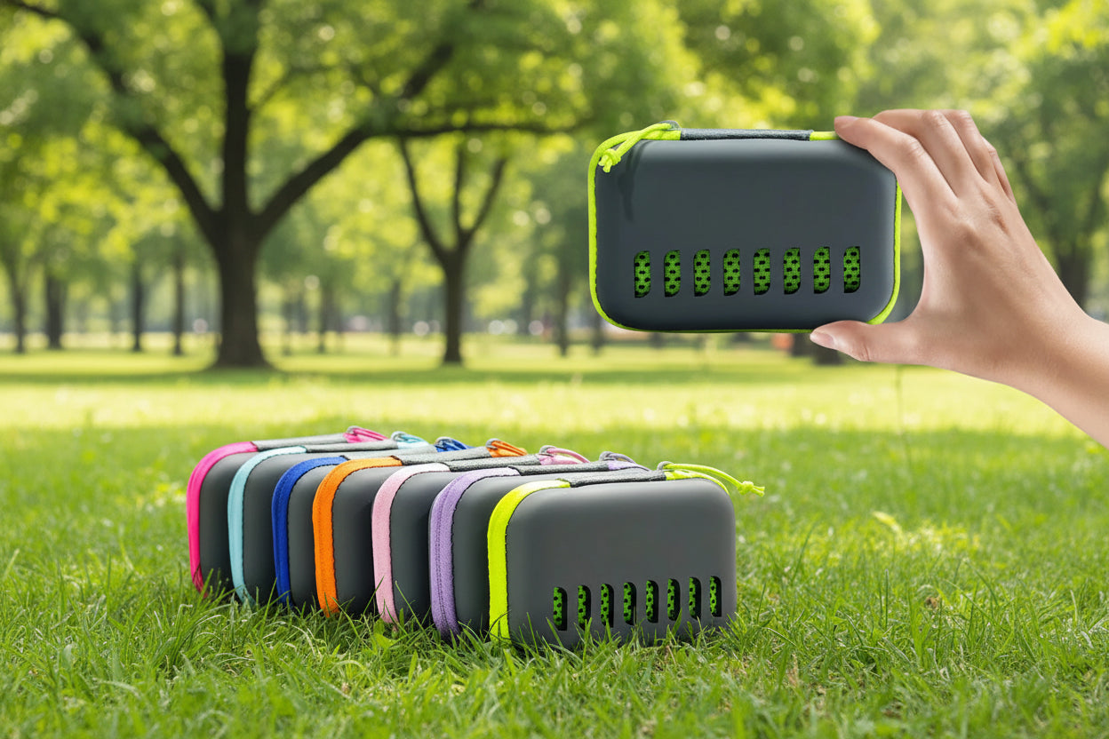 serviette de sport dans un parc
